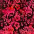 Sarong Beach Coverup Batik from Bali Large Size Dark Pink & Black Flowers