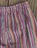 Purple / Red Striped Cotton Casual Unisex Trousers Lightweight Summer Baggies